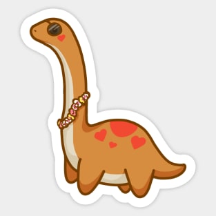 Long Neck Dinosaurus, Brontosaurus, Brachiosaurus, Ipanema Sticker